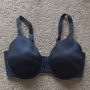 Vanity Fair Black Smooth T-Shirt Bra